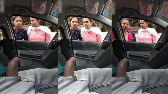 Daring Guy Flash Dick – Infront Of College Girls Inside Car S3